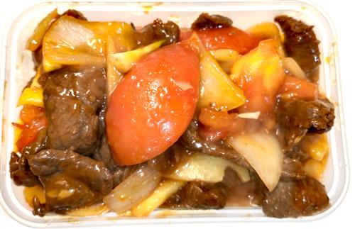 45A________fried beef with tomatoes